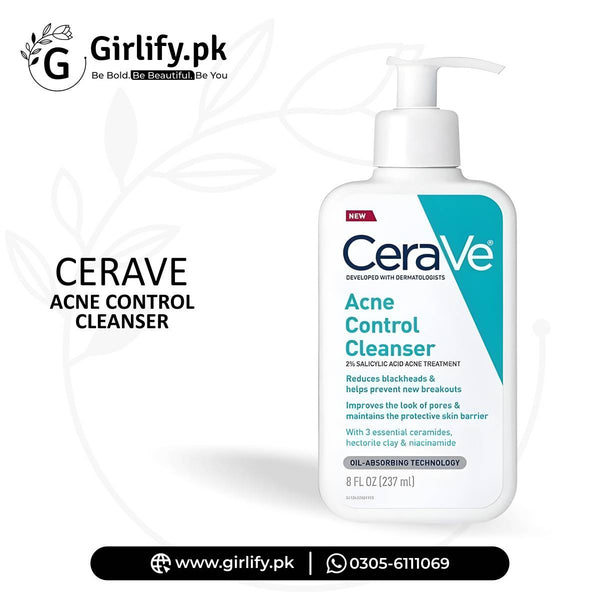 CeraVe Acne Control Cleanser – Clear Skin Without Drying (237ml)
