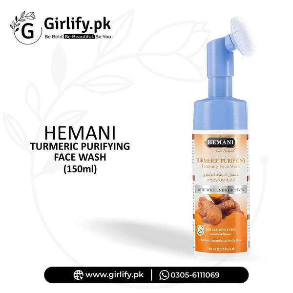 Hemani Turmeric Foaming Face Wash – Purify, Brighten & Refresh