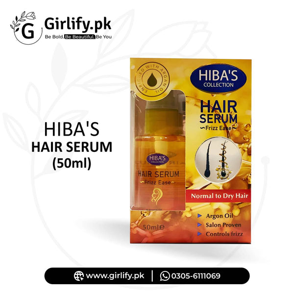 HIBA'S Hair Serum (50ml) – Frizz-Free Confidence in Every Drop
