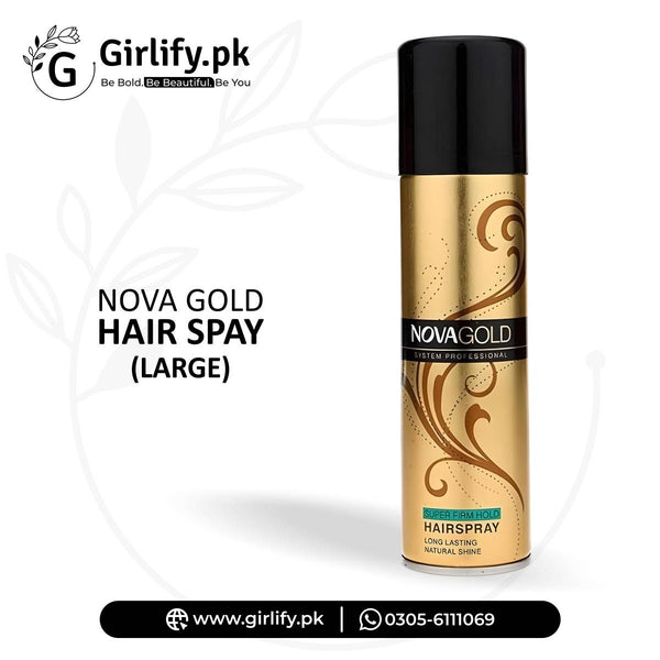 Nova Gold Hair Spray (Large)