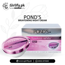 Ponds Flawless White Brightening Night Cream – Wake Up to Glowing Skin (50g) | Girlify Pakistan