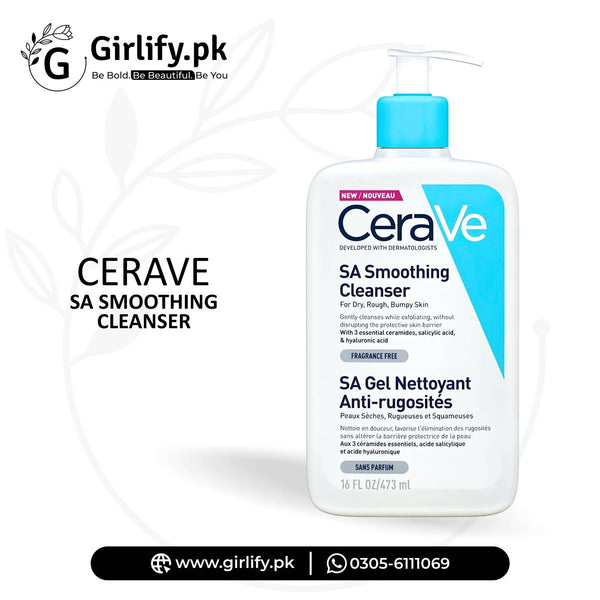 CeraVe SA Smoothing Cleanser (473ml) 