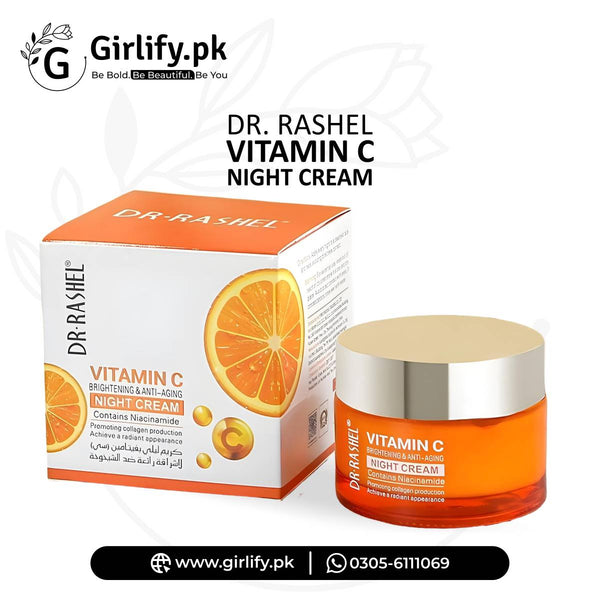 Dr. Rashel Vitamin C Night Cream 50g– Brightening & Anti-Aging