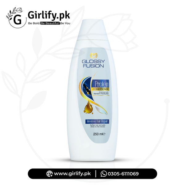 Glossy Fusion Protein Conditioner – Intensive Hair Repair with Keratin for Soft, Shiny & Strengthened Hair | 250ml