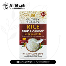 Glossy Fusion Rice Skin Polisher - Beauty Serum & Skin Toner - Instant Glow & Shine (4 in 1)