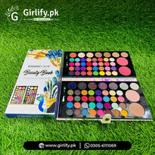 Makeup Kit with 64 eyeshadows, blush, highlighters & more. 