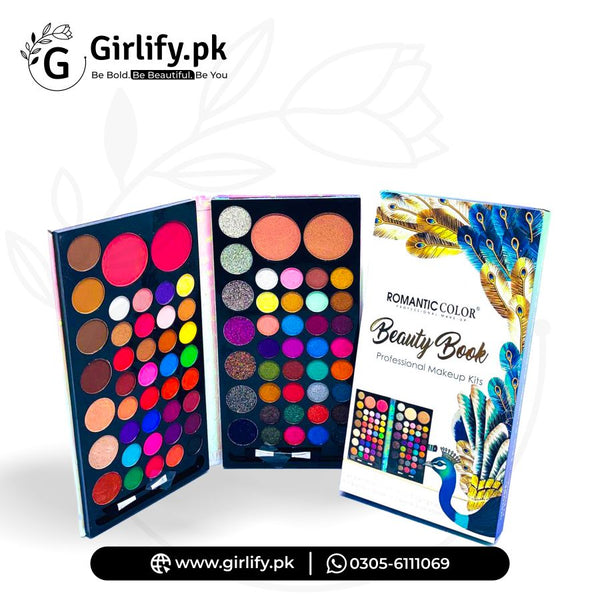 Romantic Color Beauty Book Professional Makeup Kit
