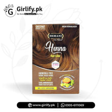 Hemani Natural Chestnut Henna Hair Color – Rich Brown Shine (60g)