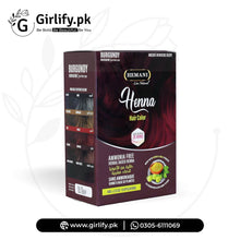 Hemani Natural Burgundy Henna Hair Color 100% Herbal (60g)