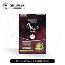 Hemani Natural Burgundy Henna Hair Color – Bold Shine, 100% Herbal (60g)