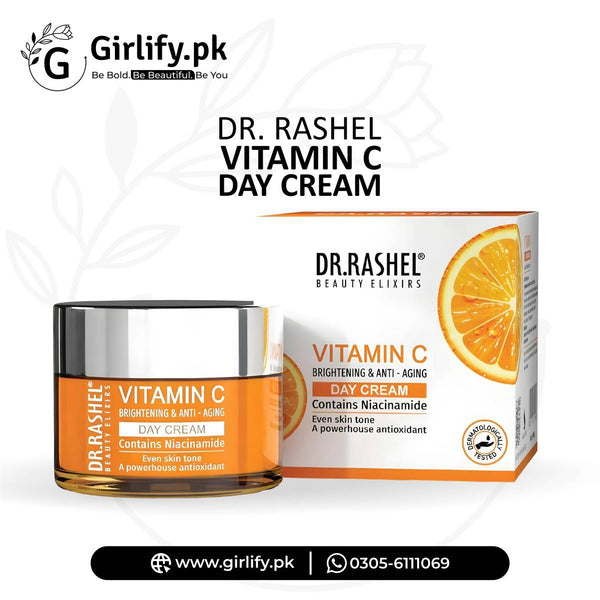 Dr. Rashel Vitamin C Day Cream – Brighten, Hydrate & Protect | Girlify Pakistan