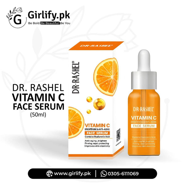 Dr. Rashel Vitamin C Face Serum – Brighten, Repair & Glow (80ml) | Girlify Pakistan