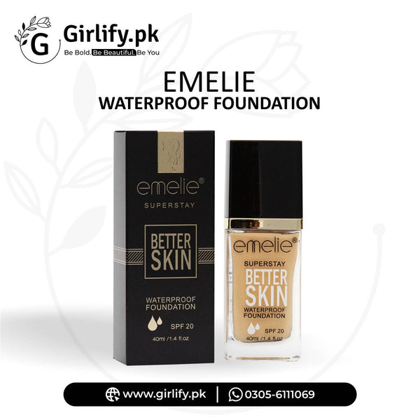 Emelie SuperStay Better Skin Waterproof Foundation – SPF 20 (40ml)