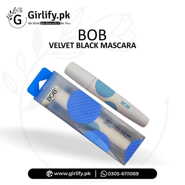 BOB Velvet Black Mascara – Long-Lasting & Water-Resistant