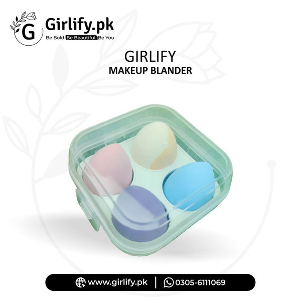 Makeup Blender Set – 4 Pcs Soft & Reusable Sponges