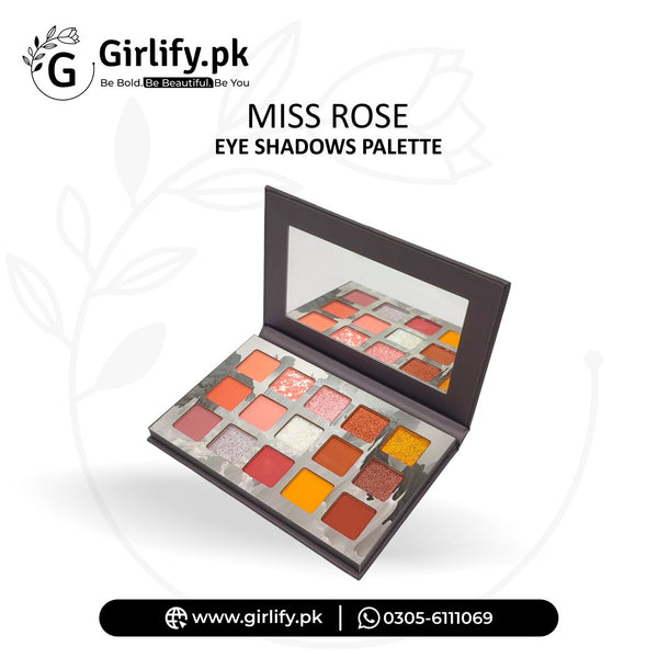 Miss Rose Dream City 15-Color Eyeshadow Palette