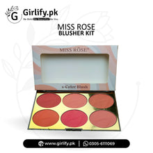 MISS ROSE Blusher Kit – 6 Color Palette