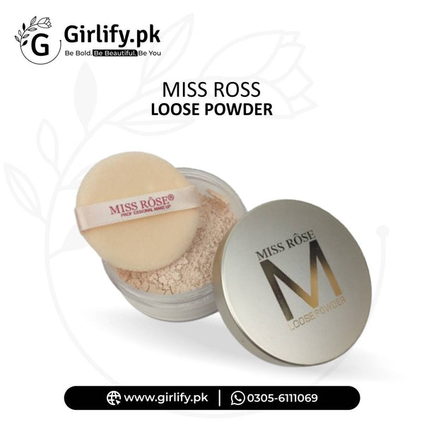 Miss Rose Loose Powder – Velvet-Finish Setting Powder
