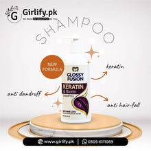 Glossy Fusion Revitalize & Strengthen Keratin Biotin Shampoo