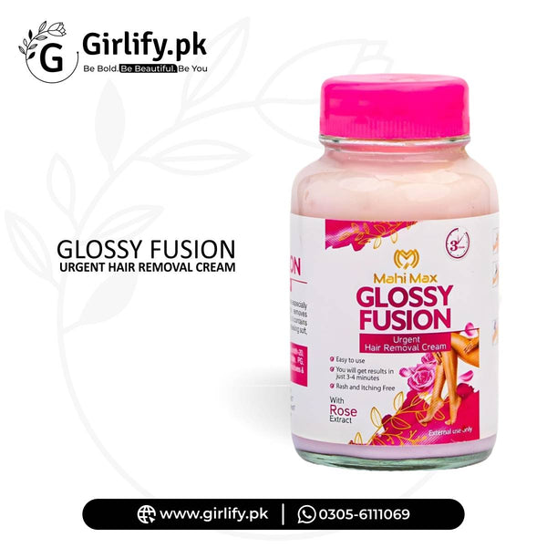Smooth & Silky Hair Removal Cream (120ml) - Gentle Formula by Glossy Fusion