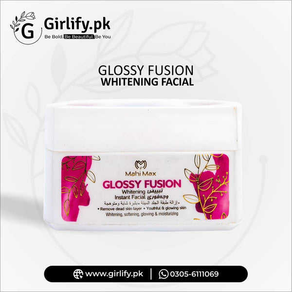 Glossy Fusion Whitening Instant Facial - Radiant Skin in Minutes