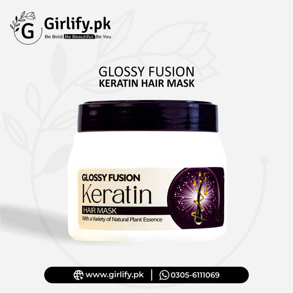 Intensive Keratin Hair Mask - Repair & Strengthen with Glossy Fusion