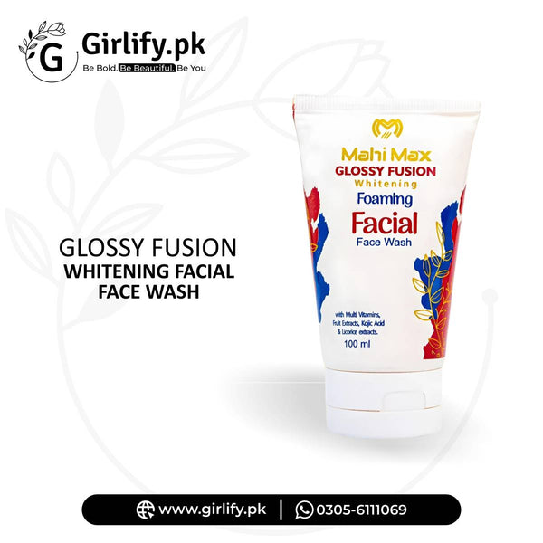 whitening face wash foaming facial